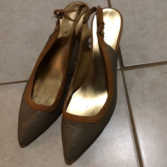 Nine West Enthusiato in gold/natural size 8.5 - Picture 7 of 7